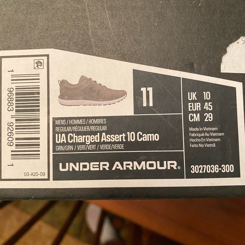 Under Armour Men's Charged Assert 10 Camo - Green